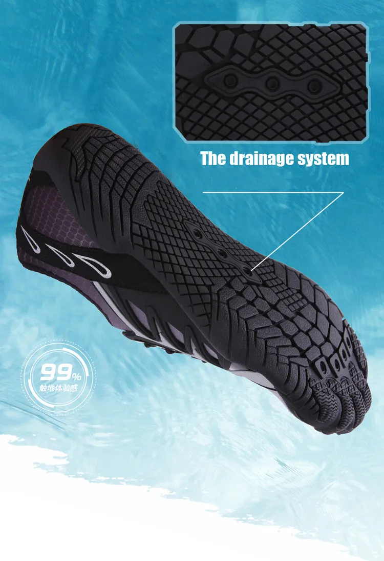 No Moq Ready to Ship Hot Sale Rubber Shoes New Arrival Women Men Aqua Shoes