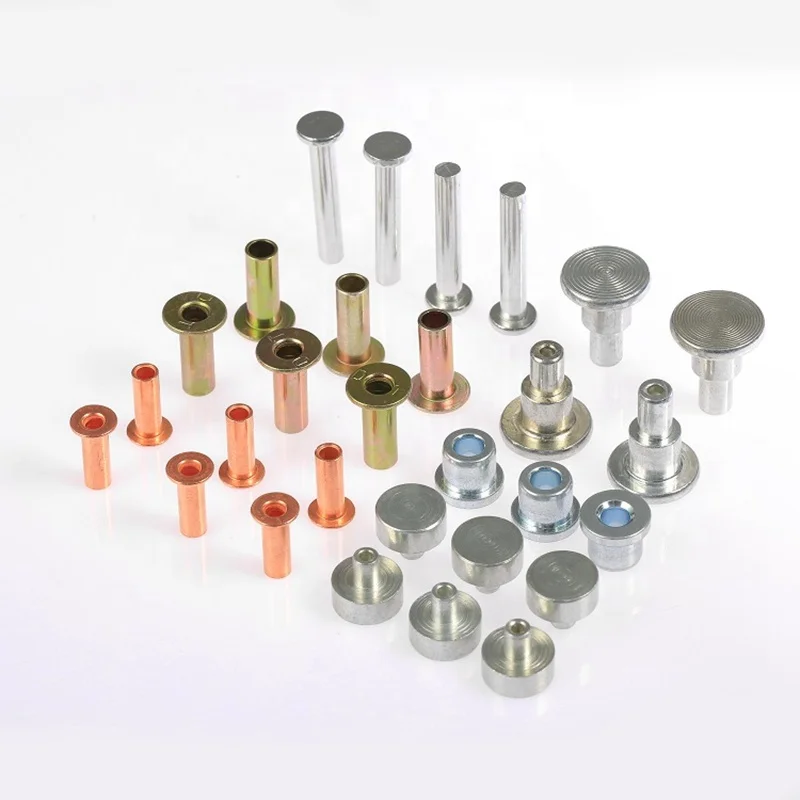 Factory Hot Sale Blend Rivet Flat Head Round Head Hollow Rivet Multi Specification Brass Tubular Rivet