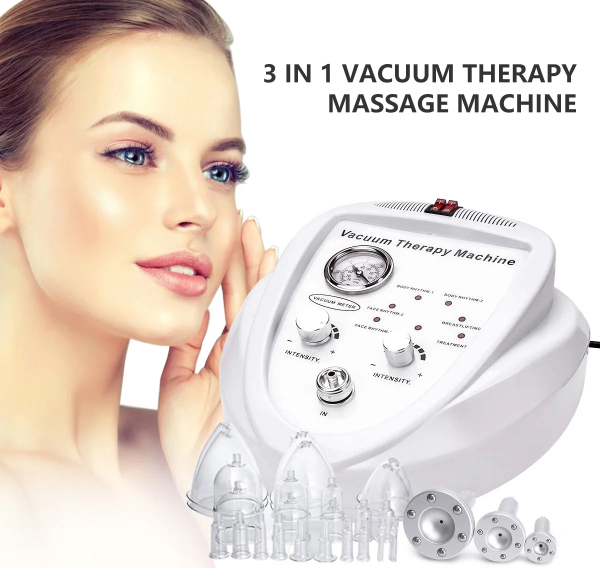 Breast enlargement massager machine vaccum therapy butt lift machine vacuum cupping