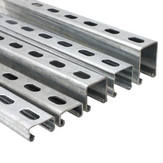 Plant Galvanized Steel Or Stainless Steel Unistrut C Shaped Strut Channel