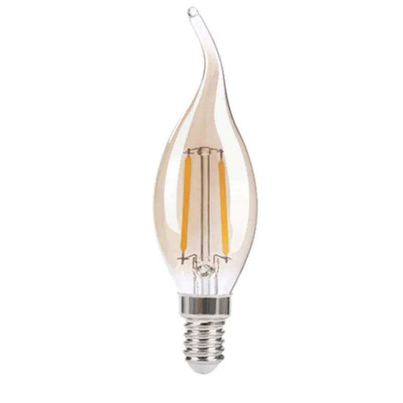 CX-Lighting Новый дизайн домашнее освещение AC прозрачная стеклянная крышка 85-265V C35 4W 2700K диммируемая Светодиодная лампа