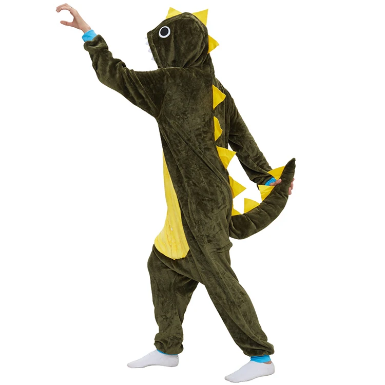 Unisex Polar Fleece Adult Raccoon Onesie Jumpsuit Costumes Leotard Unicorn Pijama Kigurumi Dinosaur Costume Flannel Pajamas