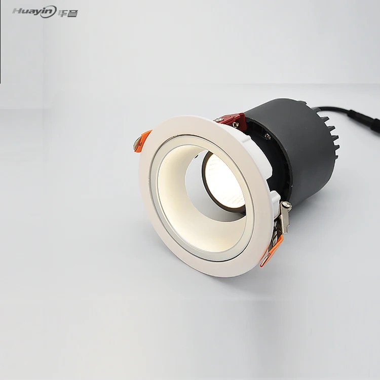 97Ra Commercial indoor projector adjustable dimmable  25W 30W 35W recessed cob ceiling led profile spotlight