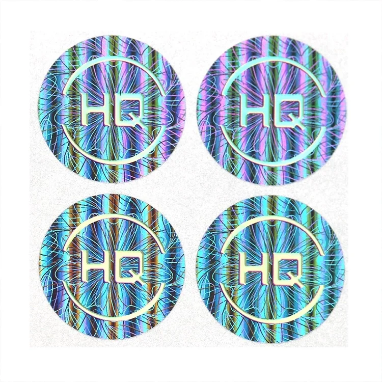 Custom high quality self-adhesive label printing hologram sticker label