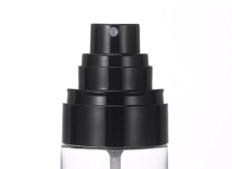 High grade fine fog pet transparent plastic Cosmetic package 50ml  80ml 100ml 120ml spray bottle factory