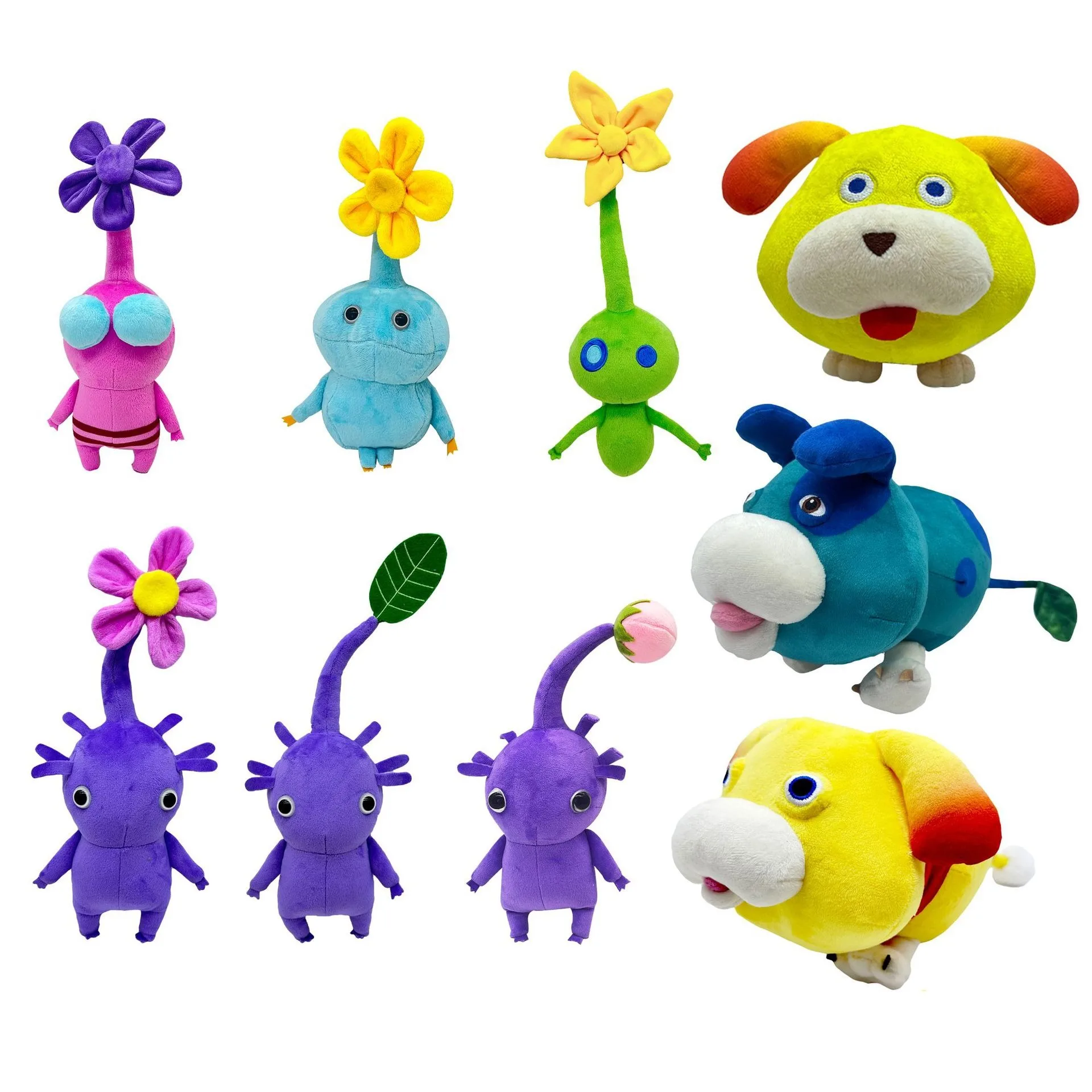 JM New Arrival Pikmin Oatchi Dog Plush Cartoon Stuffed Animal Dog Plush Toy