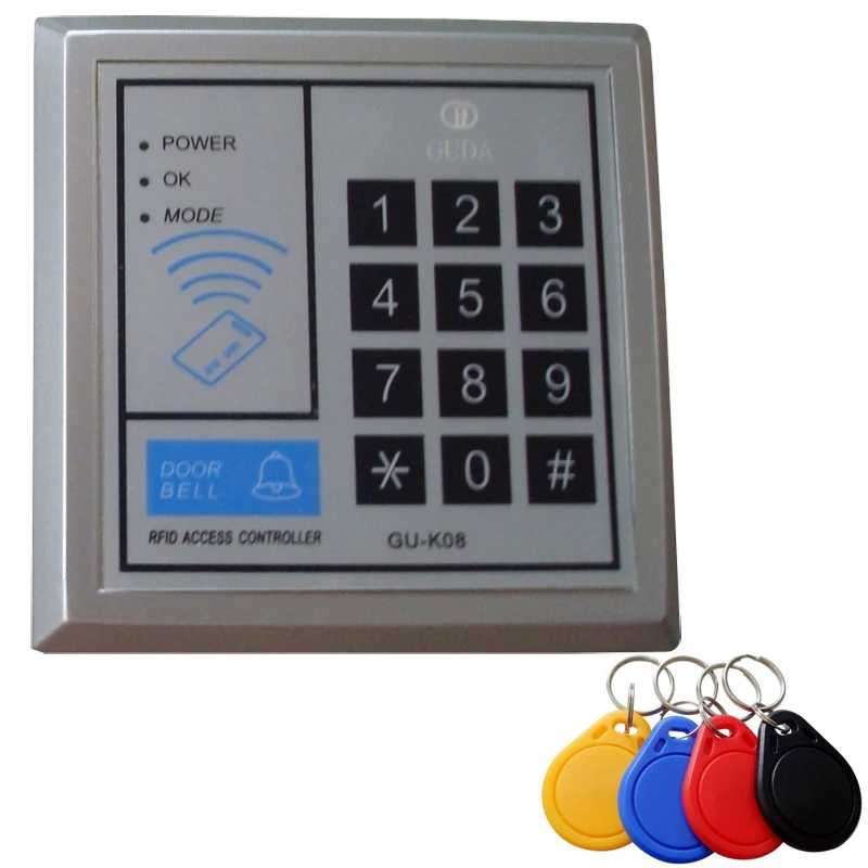 Touch card password fingerprint access control machine electronic access control system all-in-one machine