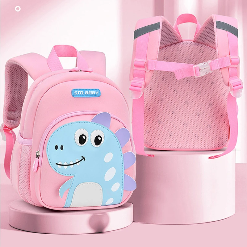 3d Cartoon Dinosaur Children Backpack Kids Girls Boys School Bags for Toddler Baby Kindergarten Boys