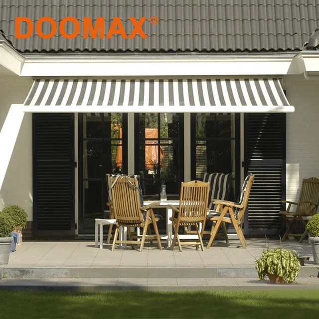 Full Cassette Sun Shade Awning with Dooya Tubular Motor