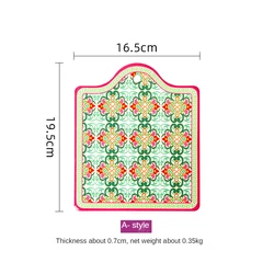 Ameican Style Pattern High Quality Ceramic Heat Insulation Pad Household Plate Square Ceramic Mat