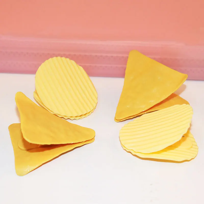 Customize Creative plastic clip for potato chip  for snack for sealing  for edge sewing positioning  for bill