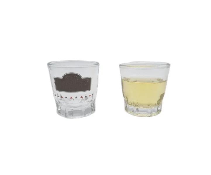 Wholesale 2oz Classical korea Mini Glass Cup Custom Sublimation Clear Soju Shot for Korean