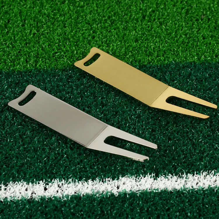 wholesale Custom Logo Metal Bending Golf Divot Repair Tool Divot Golf Tool