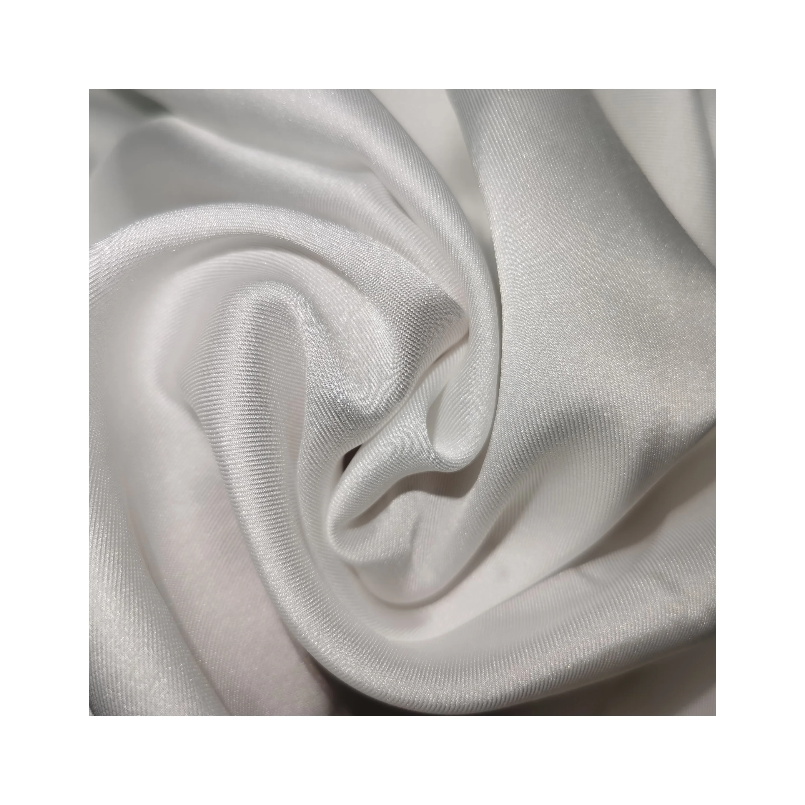 75D Super soft Mikado satin twill fabric for draped wedding evening dress