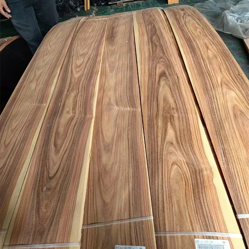 Interior Decoration Wrapping Rosewood Veneer Price Hot Sale Artificial Rosewood Veneer
