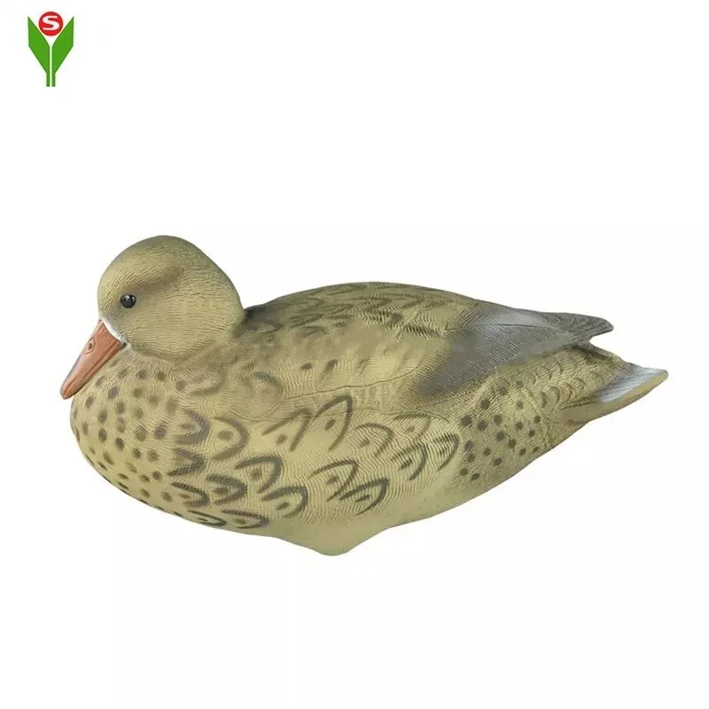 Plastic  Outdoor Hunting Mallard  Duck Decoy in River