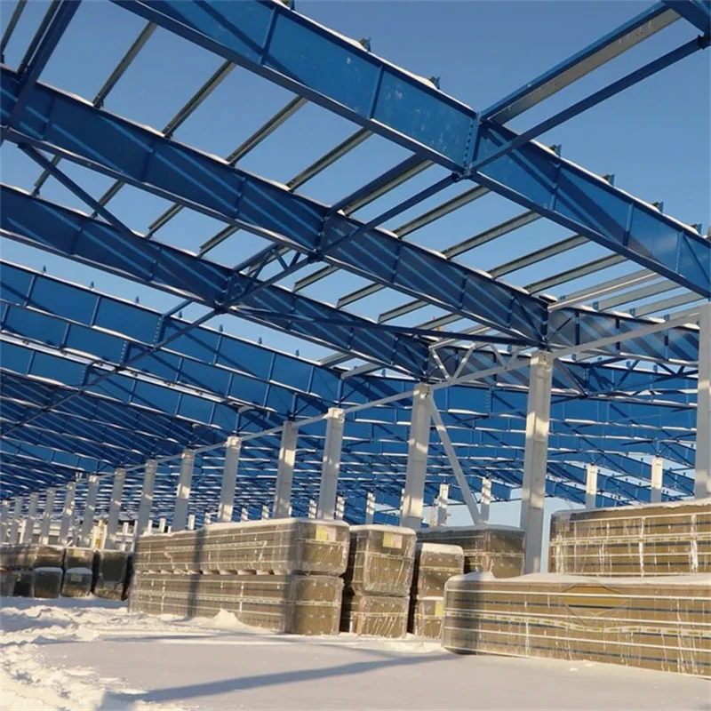 One Stop Service Fabricated Prefab Building Prefabricated Steel Structure Warehouse with Three-Storey