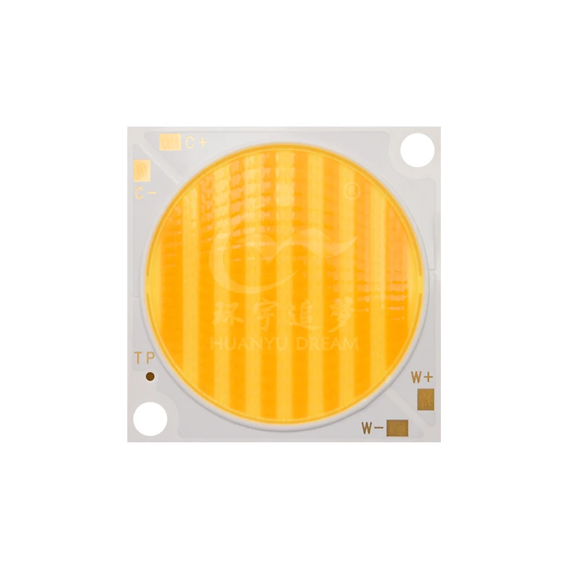 HY For Dual Color Lamp Video & Film Lighting Ultra Bright 54V CRI>95 Ra High Power White Bi-color 150W+150W COB LED Chip 3838