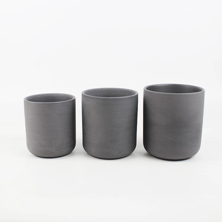 2022 OEM ODM Kerzenglas Wholesale Black White Luxury Ceramic Candle Jars With Lid And Boxes