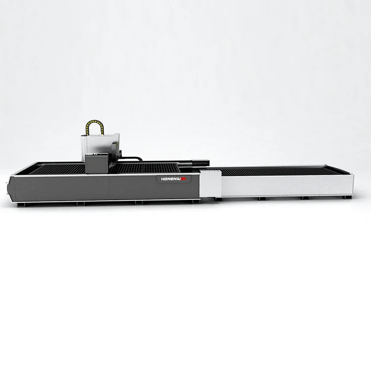 Laser iron sheet metal cutting machine with exchange tables double plate with good price