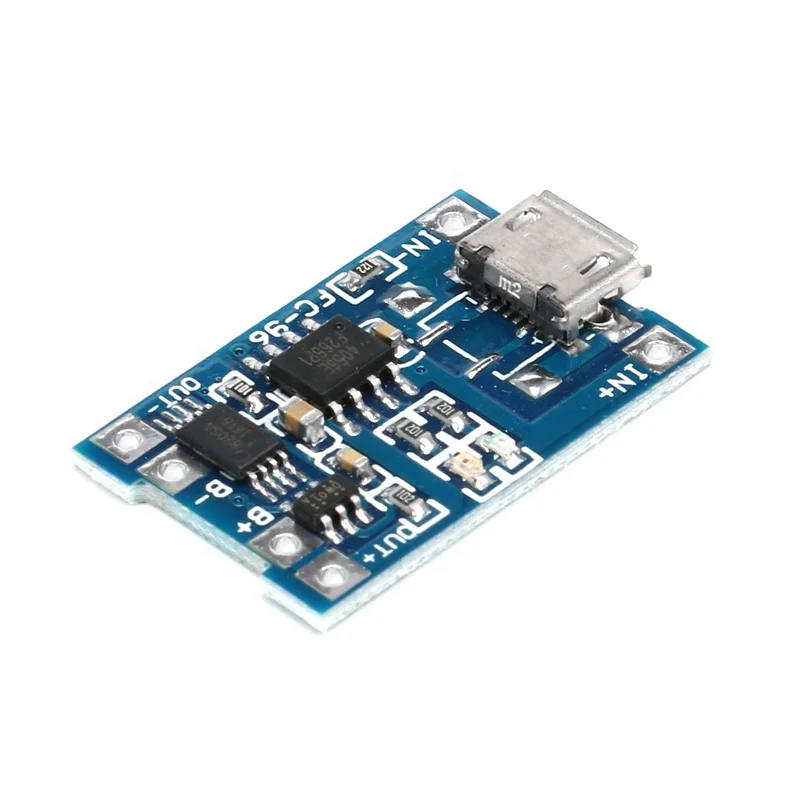  Зарядный Модуль TP4056 Micro USB 5 В 1 А 18650 литиевая батарея зарядная плата с двумя