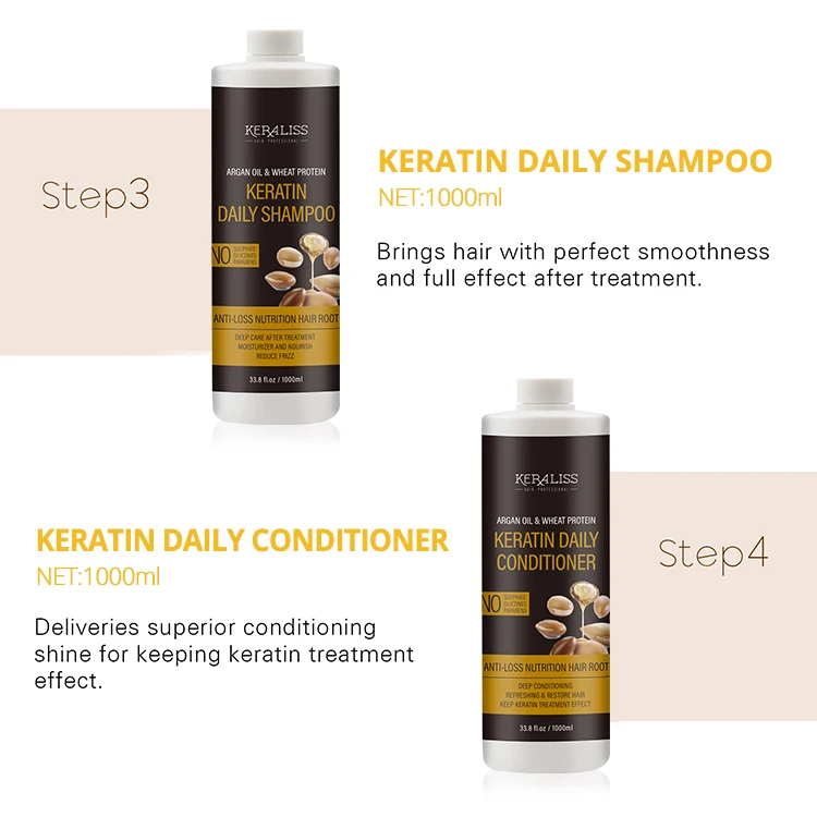 Professional Hair Protein Brasil keratin hair treatment cacau Keratin treatment 2% 4%6%8%12%