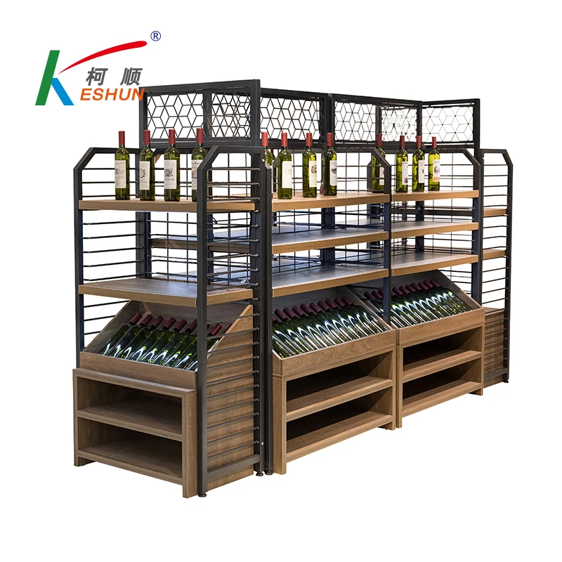 wine cabinet Popular Modern Wine Display Cabinet Showcase For supermarket Use Storage