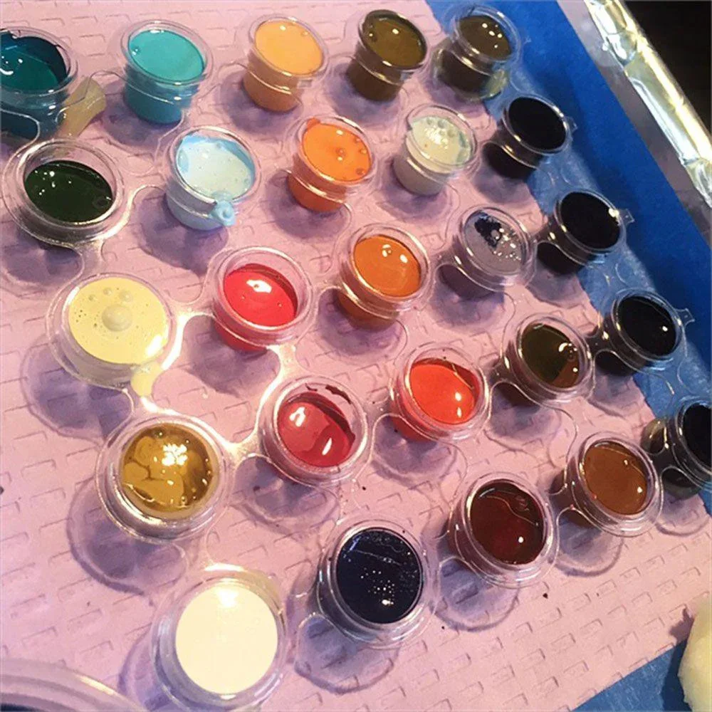 Wholesale EZ 10mm 12mm  Easy Tattoo Ink Cups 12Trays ink cups for body art