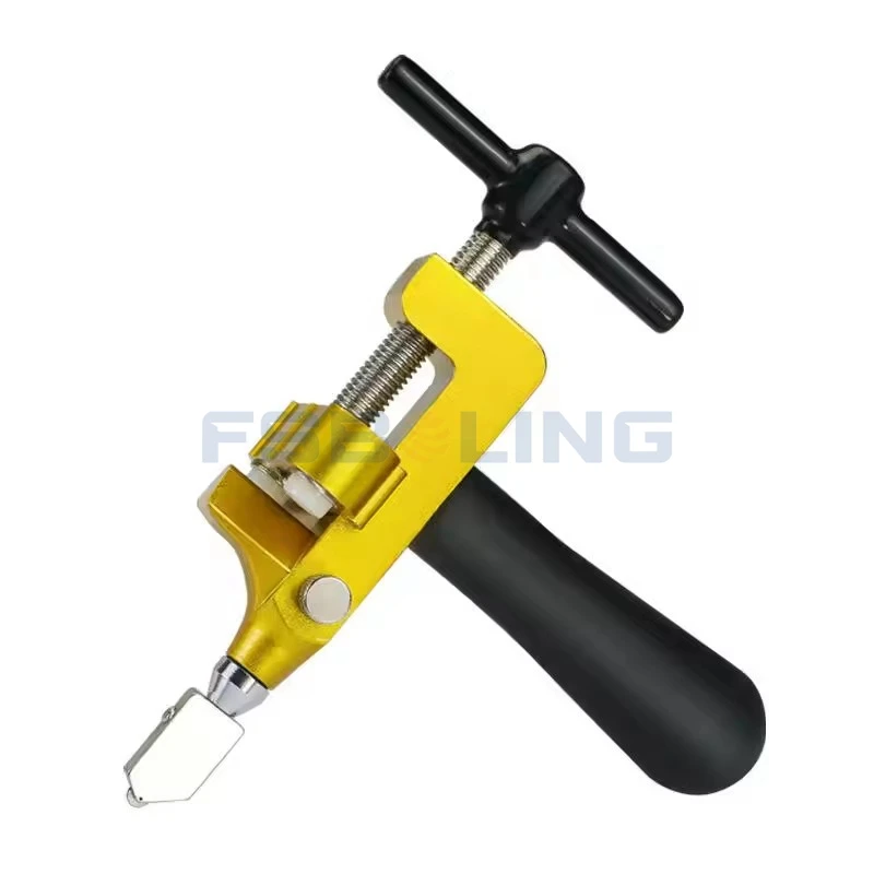 FSBOLING Roller Glass Cutter Kit Glass Block Boundary Opener Sharp Glass Cutter