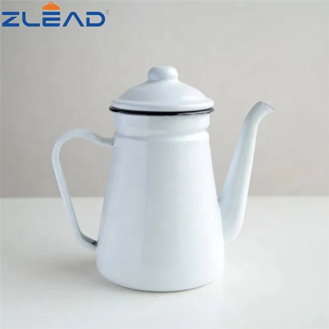China high quality kettle 1.2L enamel kettle customizable pattern teapot cast iron water kettle