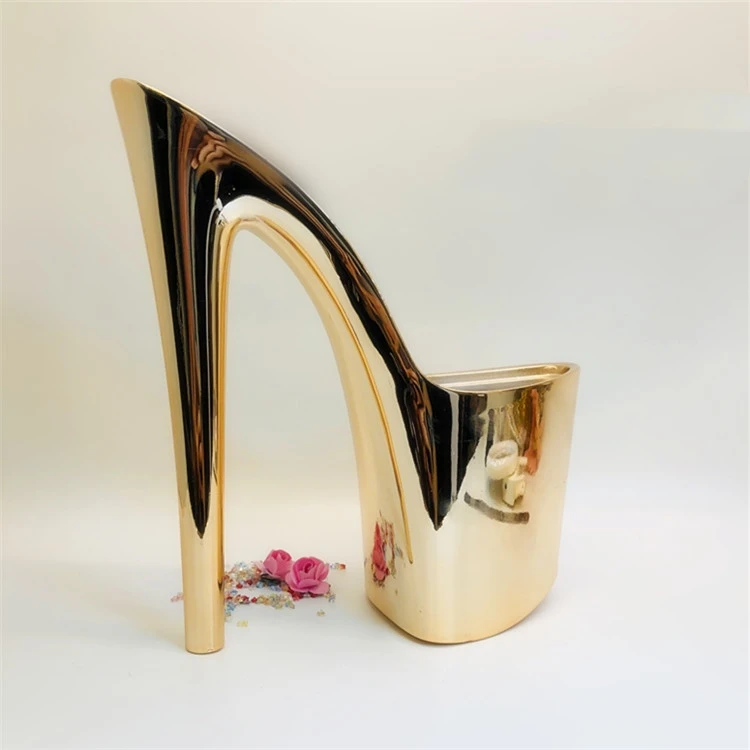 20 cm Transparent platform sole and heel for shoes making