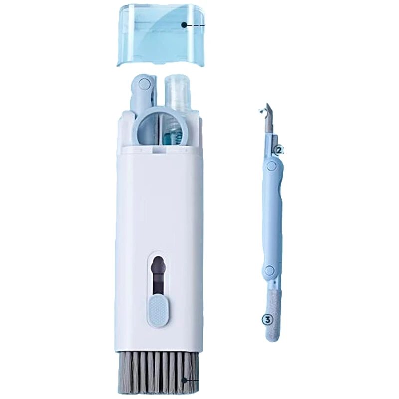 Multi-purpose cleaning brush keyboard headset computer mobile phone screen 7 in-clean suit