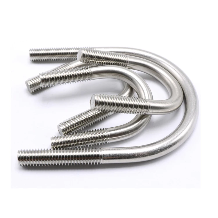 DIN3570 u shape carbon steel bolt stainless bolts customized pipe bend