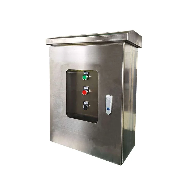 Customized stainless steel outdoor monitoring waterproof box security equipment control box pole chassis