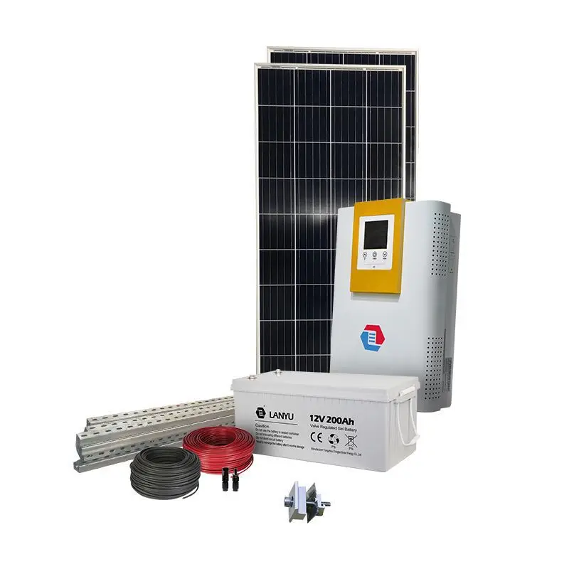 Полный комплект солнечных панелей 5 кВт 10 30 50 автономная солнечная энергетическая