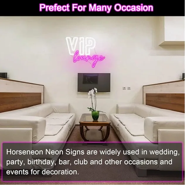 Manufacturer Dropshipping Fast Delivery neon Letter Custom Acrylic Led neon sign For Living Room ,VIP Lounge