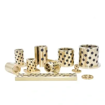 Bronze Slide Bearing Injection Molding Graphite Brass Bushing Precision Cnc Machining Customized
