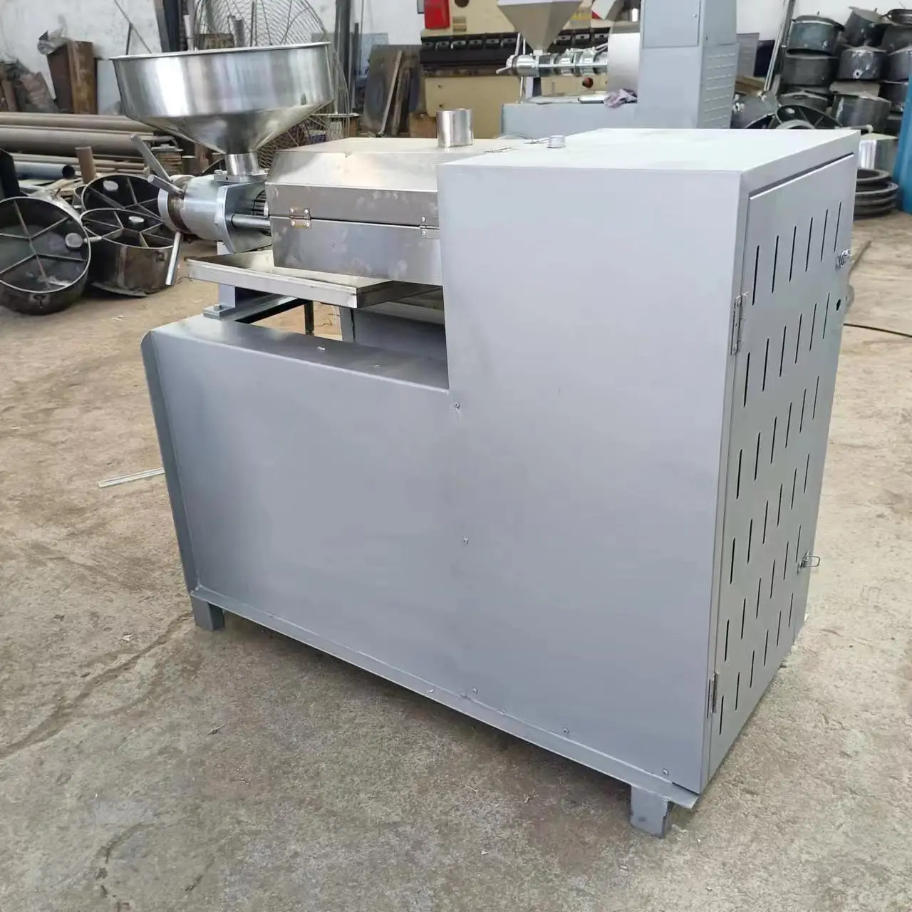 6YL-70T Vacuum Filtering Combined Automatic Screw Oil Press Machine With Single Phase