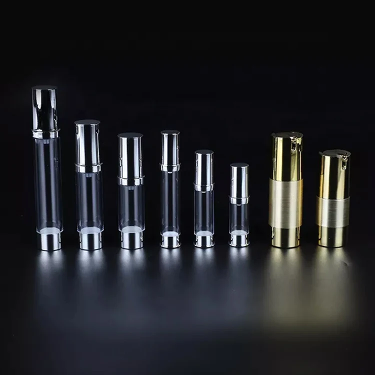 Luxury Refillable Frosted 30Ml 50Ml 80Ml Spray Plastic Vacuum Cosmetic Serum Lotion Airless Pump Bottle