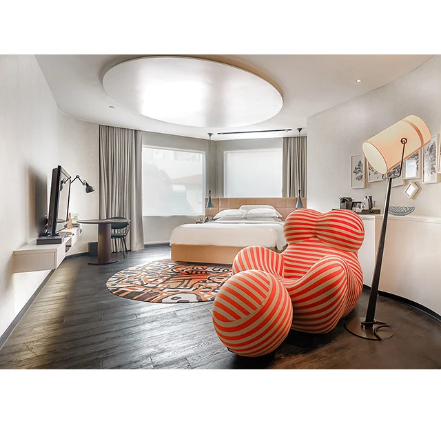 Customized Moma Hotel Bedroom Furniture Complete Sets With Modern Style