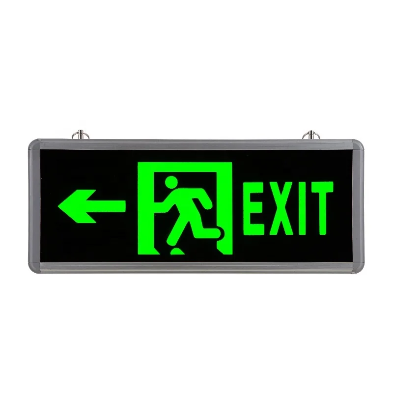duration 3 hours  rechargeable emergency exit light sign exit emergency light