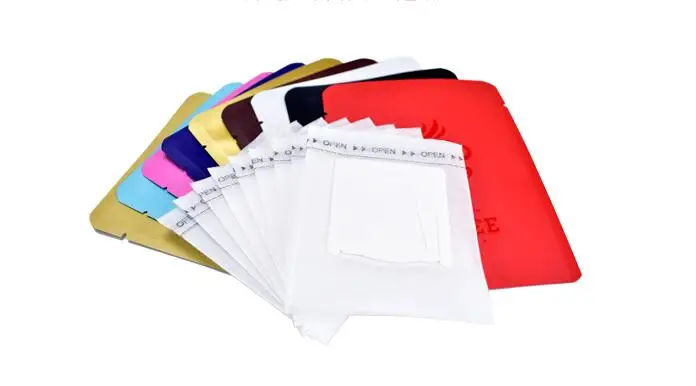 Custom Bags Foil Lined Coffee Sachets 2oz Coffee Packs Coffee Single Sachet