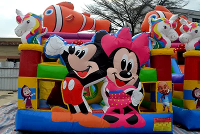 
Cute mickey mouse castle high quality inflatable bounce house mickey mouse bouncer house jumping bouncy castles for sale 