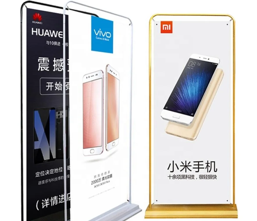 Door-type display stand 80x180 billboard x display stand roll-up water injection poster stand inkjet photo poster customization