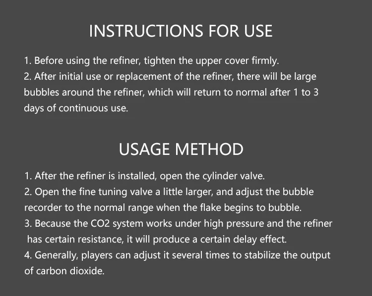 Fish tank water and grass tank stainless steel refiner check meter  bubble atomizer CO2 diffuser large and small