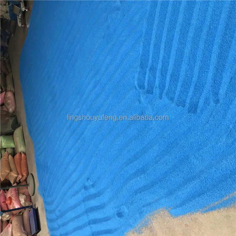 Natural microscopic colored sand is sun-resistant and is used for red beach landscaping and lawn outdoor