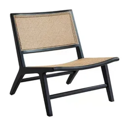wholesale nordic modern lounge armchair wood rattan outdoor garden chairs living room chairs household furniture
