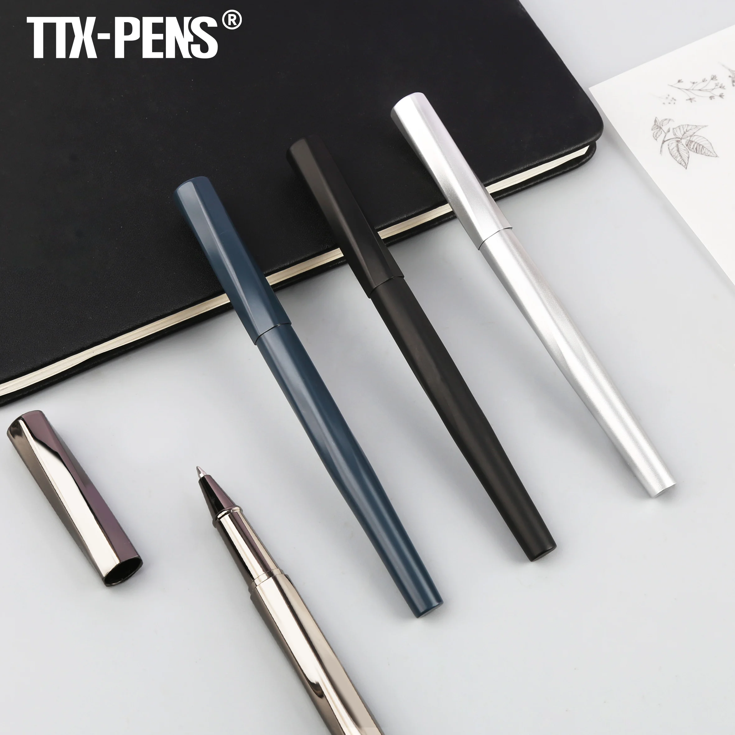 TTX New Promotional High-grade Ballpoint Print Metal Pen Custom Logo Business Pen Gift Set Ballpoint Pen