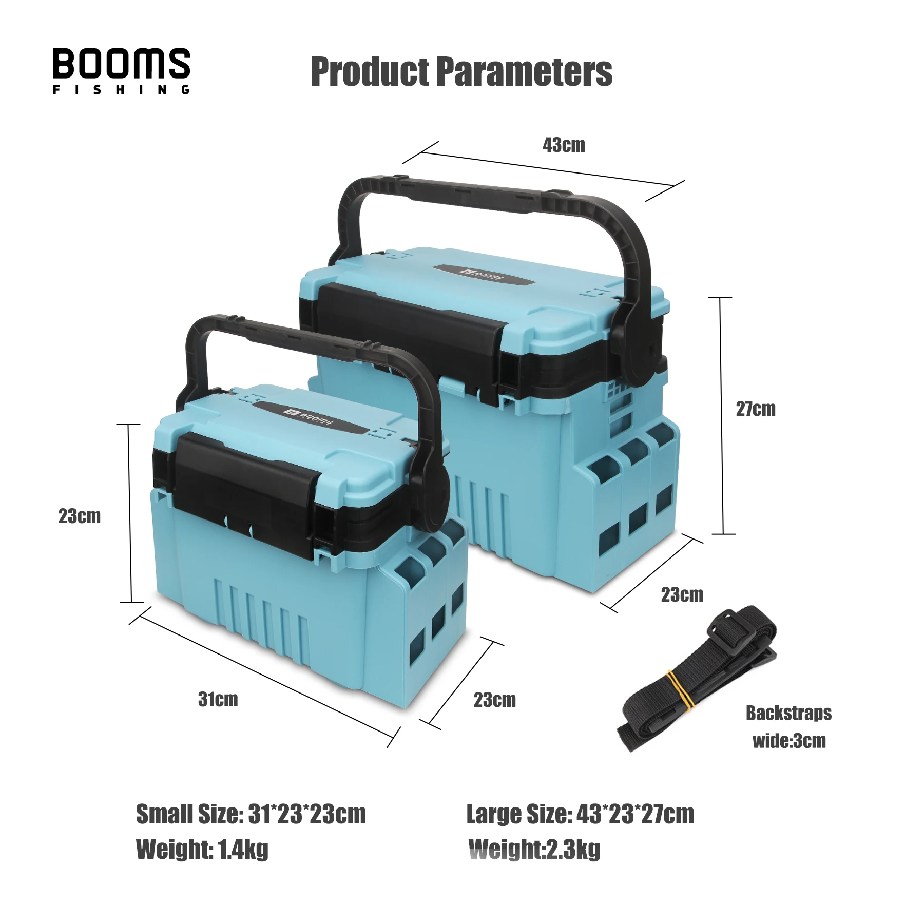 Fishing Tool Tackle Lures Storage Large Capacity Place Rod Holder Anti Slip Bottom Plastic Waterproof Case Seat Fishing Box