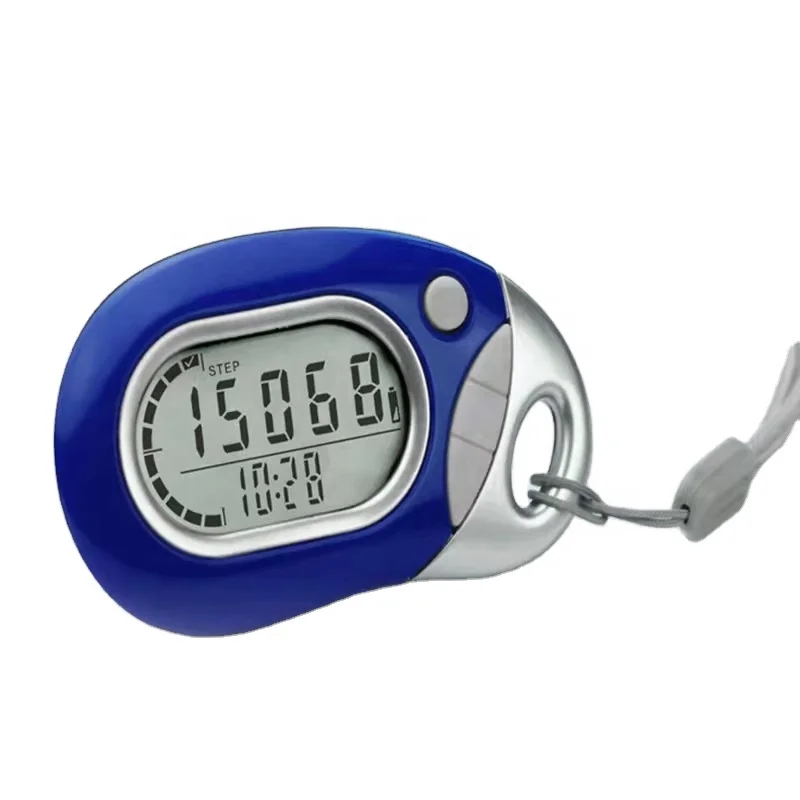 Multifunctional 3d outdoor sports timer, step counting, electronic gift, mini time display, pea pedometer
